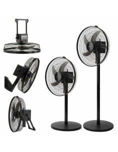 Ventilateur sur Pied JATA JVVP3051 Noir 60 W 2