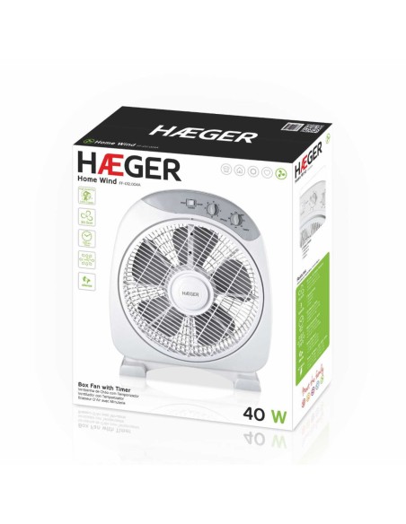 Ventilateur de Sol Haeger FF012004A Blanc (Reconditionné A)