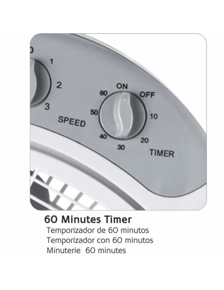 Ventilateur de Sol Haeger FF012004A Blanc (Reconditionné A)