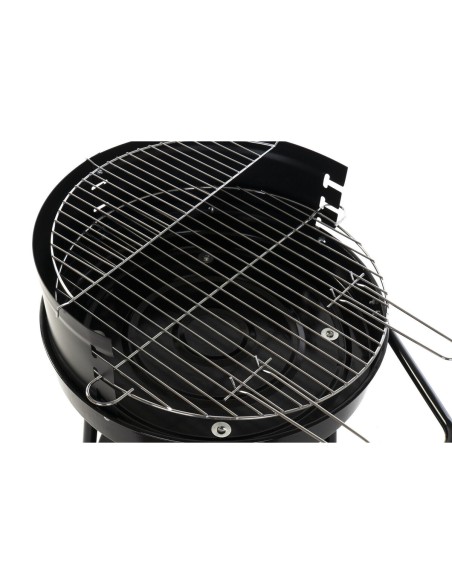 Roues de barbecue au charbon de bois DKD Home Decor Noir (Reconditionné B)