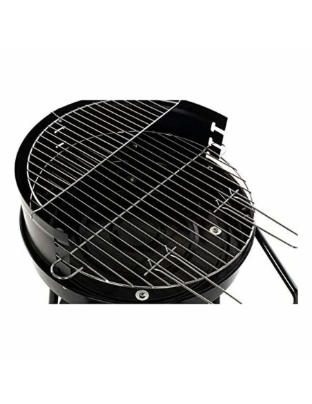 Roues de barbecue au charbon de bois DKD Home Decor Noir (Reconditionné B)