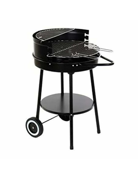 Roues de barbecue au charbon de bois DKD Home Decor Noir (Reconditionné B)
