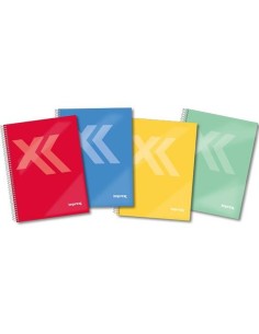 Cahier à Spirale Imprex Din A4 80 Volets (4 Unités) 2