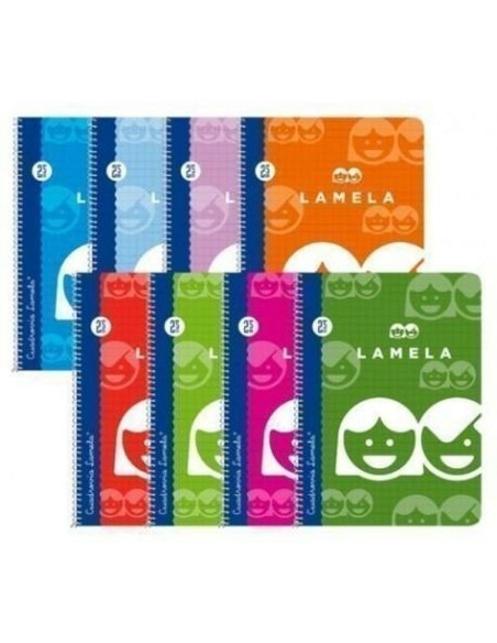 Cahier à Spirale Lamela Multicouleur Din A4 80 Volets (10 Unités)