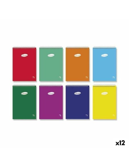 Lot de cahiers Pacsa BASIC 1/12 80 Volets 10 Pièces (12 Unités)