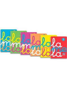 Cahier à Spirale Lamela quarto 80 Volets (6 Unités) 2