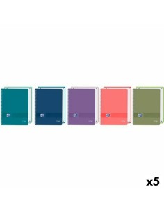 Cahier à Spirale Oxford EUROPEANBOOK 1 LIVE&GO Multicouleur A4 80 Volets (5 Unités)