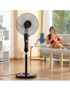 Ventilateur sur Pied InnovaGoods Noir 45 W (Reconditionné A) 2