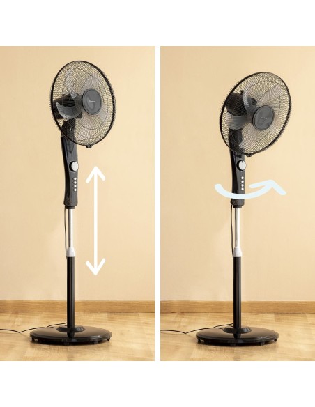 Ventilateur sur Pied InnovaGoods Noir 45 W (Reconditionné A)