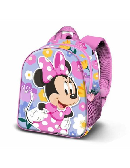 Cartable 3D avec roulettes Minnie Mouse Spring Rose