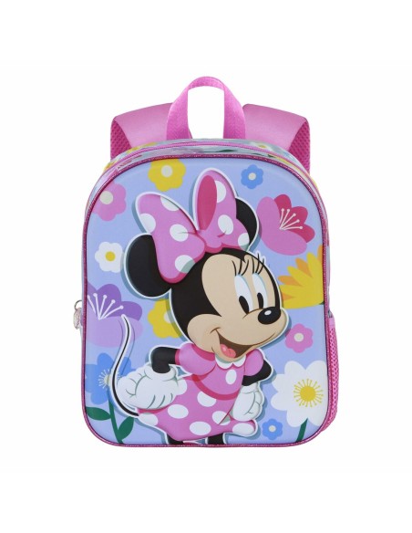 Cartable 3D avec roulettes Minnie Mouse Spring Rose
