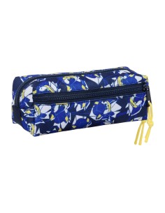 Trousse Fourre-Tout Triple Sonic City Bleu 22 x 8,5 x 6 cm 2