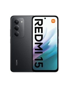Smartphone Xiaomi Redmi 15 6 GB RAM 128 GB Midnight black
