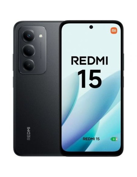 Smartphone Xiaomi Redmi 15 6 GB RAM 128 GB Midnight black