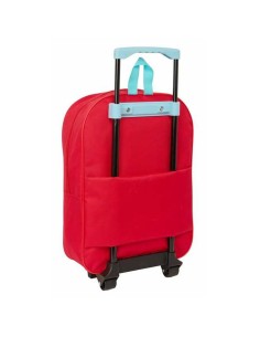 Cartable à roulettes Mickey Mouse Bleu Rouge 32 x 42 x 14 cm 2