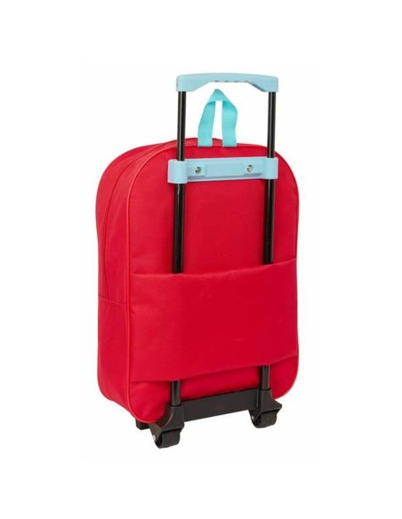 Cartable à roulettes Mickey Mouse Bleu Rouge 32 x 42 x 14 cm