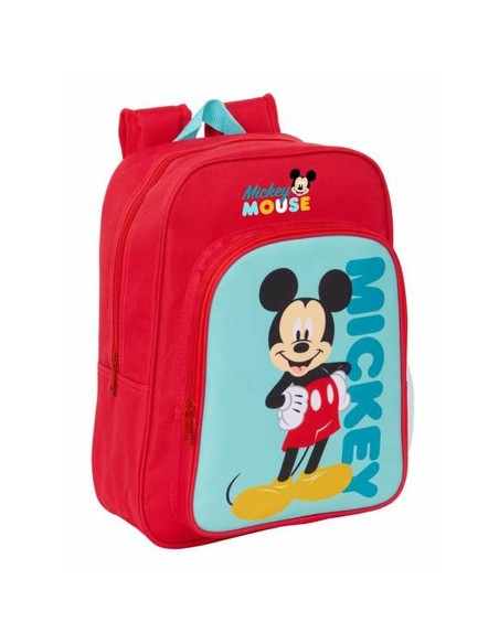 Cartable Mickey Mouse Bleu Rouge 26 x 34 x 11 cm