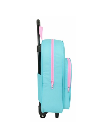 Cartable à roulettes Stitch Bleu 32 x 42 x 14 cm