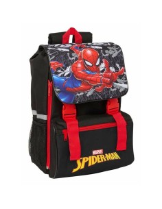 Cartable Spider-Man Noir Rouge 18,5 x 41 x 15 cm