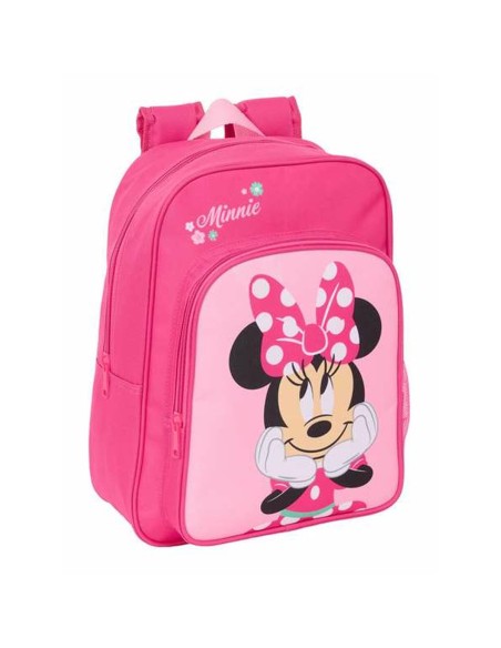 Cartable Minnie Mouse Bleu Rose 26 x 34 x 11 cm
