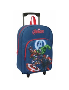 Cartable à roulettes The Avengers Blue marine 32 x 42 x 14 cm 2