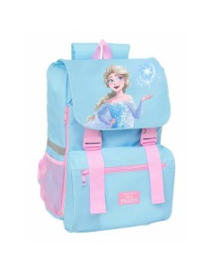 Cartable Frozen Bleu Rose 18,5 x 41 x 15 cm