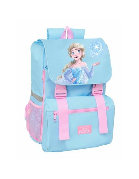 Cartable Frozen Bleu Rose 18,5 x 41 x 15 cm