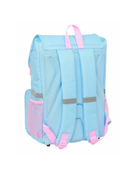 Cartable Frozen Bleu Rose 18,5 x 41 x 15 cm