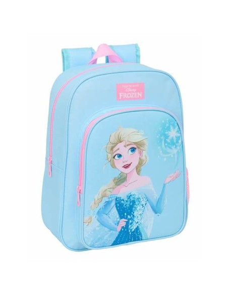 Cartable Frozen Bleu Rose 26 x 34 x 11 cm