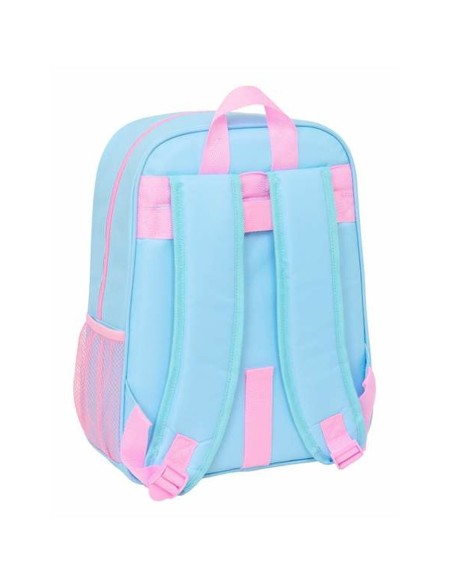 Cartable Frozen Bleu Rose 26 x 34 x 11 cm