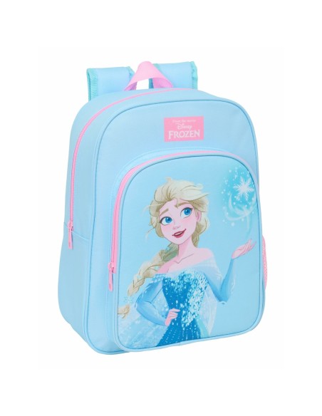 Cartable Frozen Bleu Rose 26 x 34 x 11 cm