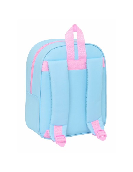 Cartable Frozen Bleu Rose 22 x 27 x 10 cm