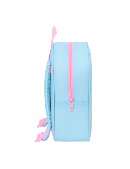 Cartable Frozen Bleu Rose 22 x 27 x 10 cm