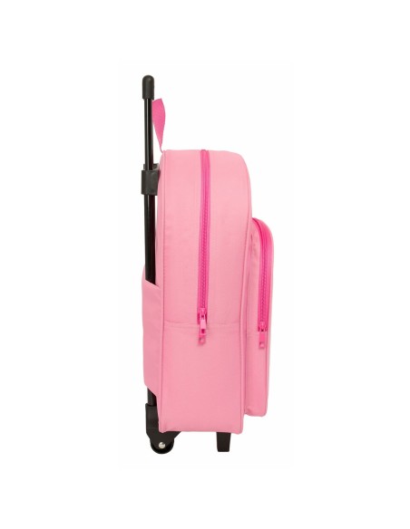Cartable à roulettes Barbie Rose 32 x 42 x 14 cm