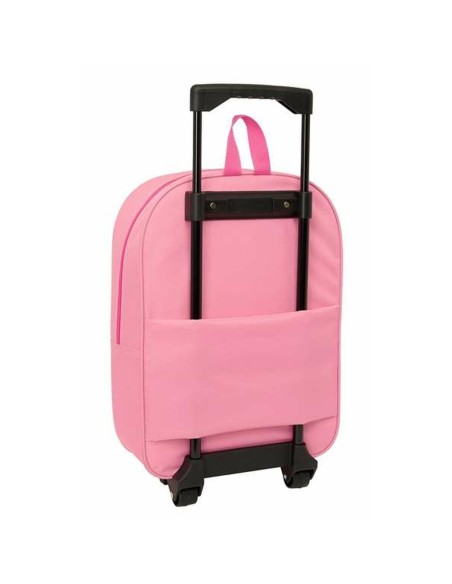 Cartable à roulettes Barbie Rose 32 x 42 x 14 cm