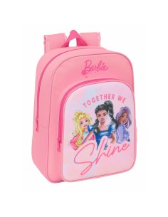 Cartable Barbie Rose 26 x 34 x 11 cm 2