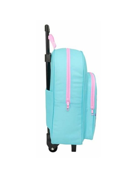 Cartable à roulettes Gabby's Dollhouse Bleu Rose 32 x 42 x 14 cm