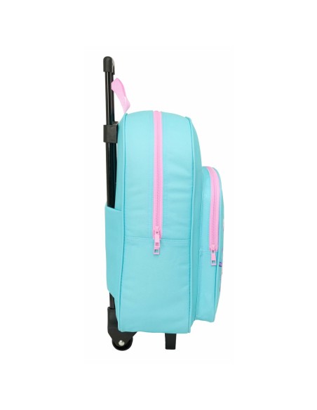 Cartable à roulettes Gabby's Dollhouse Bleu Rose 32 x 42 x 14 cm