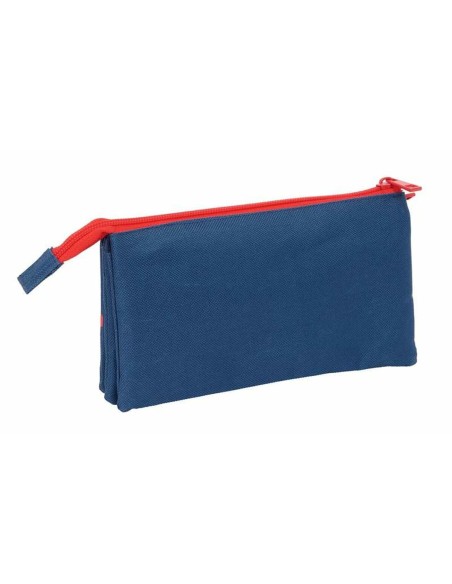 Trousse Fourre-Tout Triple The Avengers Blue marine 22 x 12 x 3 cm