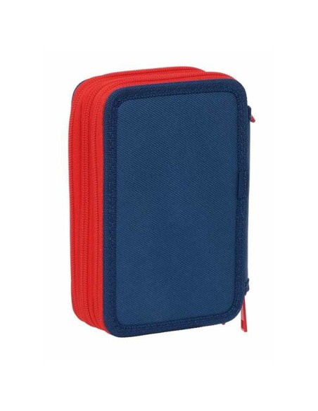 Pochette à crayons triple The Avengers Blue marine 12,5 x 19,5 x 5,5 cm 37 Pièces