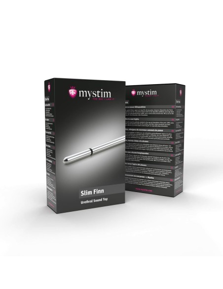 Son uréthral Thin Finn Mystim MS46190 Argenté