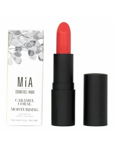 Rouge à lèvres hydratant Mia Cosmetics Paris 509-Caramel Coral (4 g)