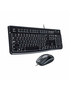 Clavier et Souris Optique Logitech Desktop MK120 Noir QWERTY Qwerty UK