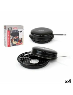Barbecue Portable Algon Noir 47 x 33 x 12 cm (4 Unités) (Ø 30 cm)