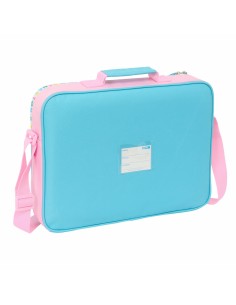 Cartable d'école Benetton Unique Rose Turquoise 38 x 28 x 6 cm 2