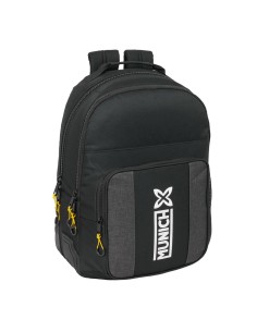Cartable Munich Topo Noir 32 x 42 x 15 cm