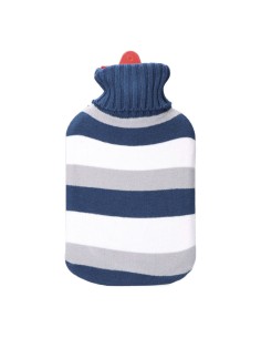 Bouillotte EDM 76772 Multicouleur Rayures Laine 2 L 2