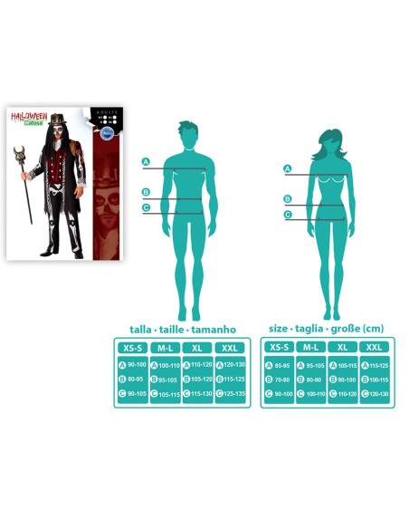 Déguisement pour Adultes Multicouleur (2 Pièces) (2 Unités)