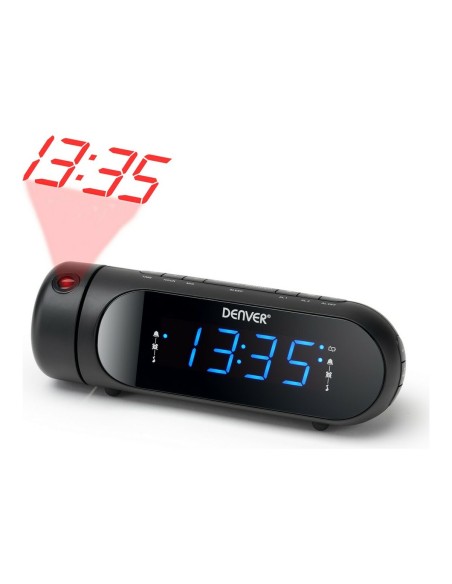 Radio-réveil FM Denver Electronics CPR-700 Noir