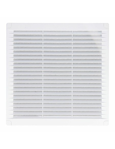 Grille de ventilation EDM 87706 Blanc 25 x 25 x 0,7 cm Moustiquaire